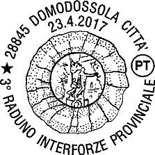 Annullo filatelico 3 Raduno Interf Domo 2017